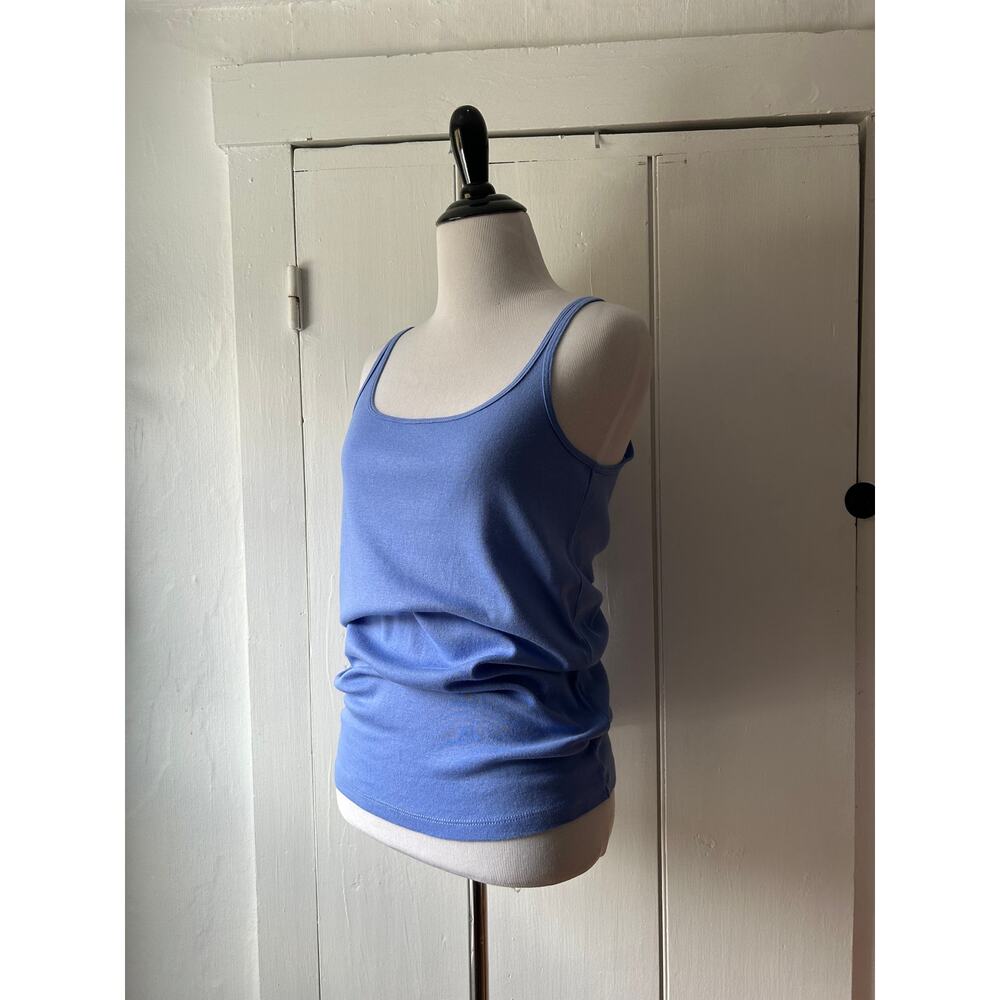 New J Crew tank top size large blue - Picture 5 of 8